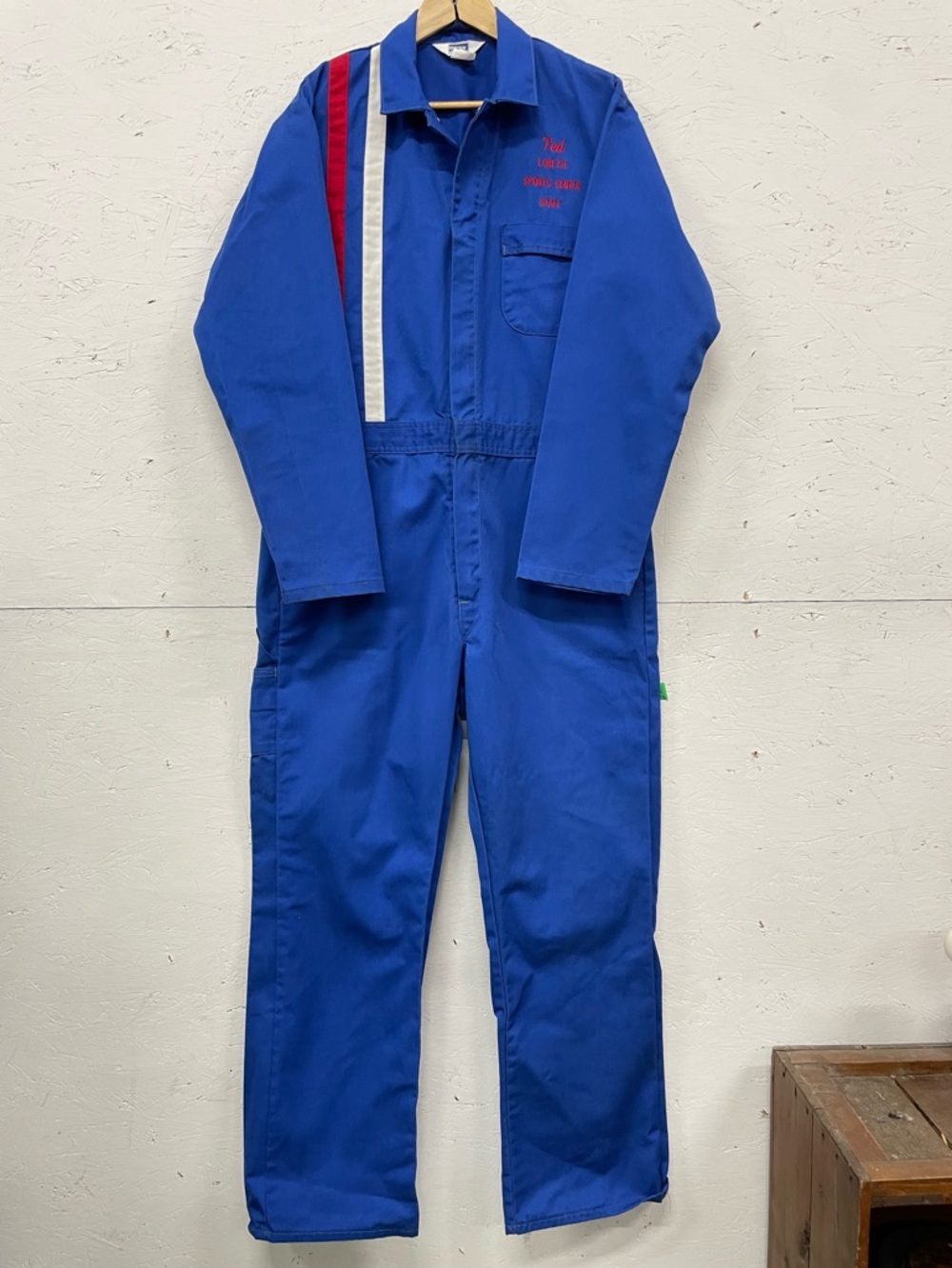 Vintage Embroidered Berco Work Apparel Coveralls, Size 44R, Made In U.S.A